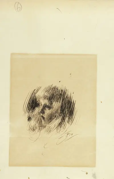 Flickhuvud av Anders Zorn