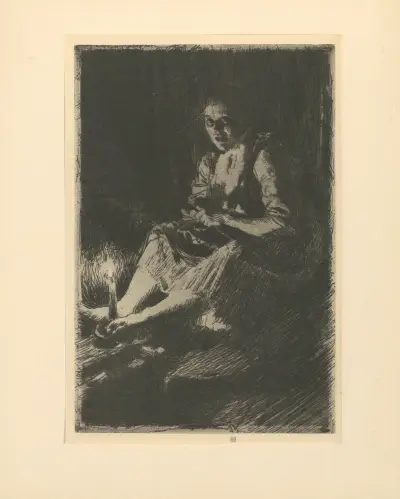 Ida (1800-talet) – nr 1 av Anders Zorn