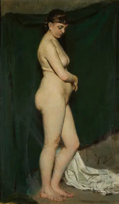 Modellstudie av Anders Zorn