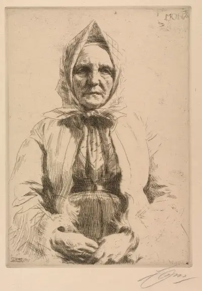 Mona, 1911 av Anders Zorn