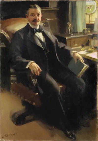 Mr Henry Clay Pierce av Anders Zorn