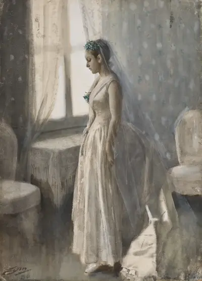 Bruden av Anders Zorn