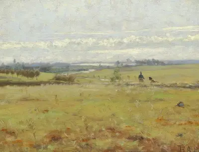 Tidlig Morgen over Mosen av Hans Andersen Brendekilde