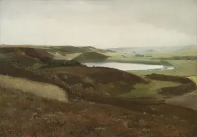 A Landscape near Bryrup, Jutland, Laurits Andersen Ring