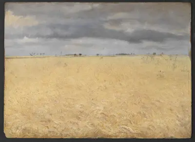 A Rye Field near Ring Village, Laurits Andersen Ring