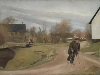 Springtime in Hals, Jutland, Laurits Andersen Ring