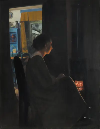 Twilight. The Artist’s Wife, Laurits Andersen Ring