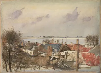 View from Roskilde towards the Fiord, Laurits Andersen Ring