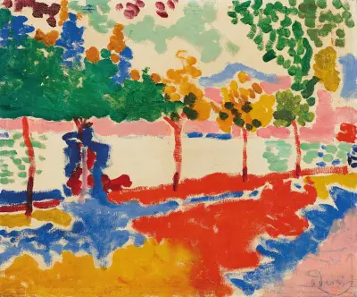Bords de rivière av André Derain