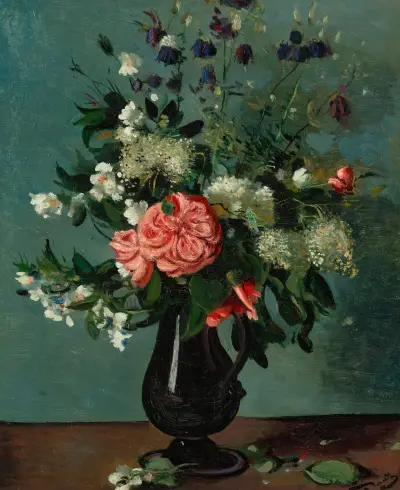 Fleurs des champs dans un pichet av André Derain