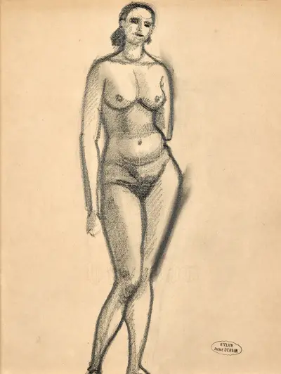 Nu debout av André Derain