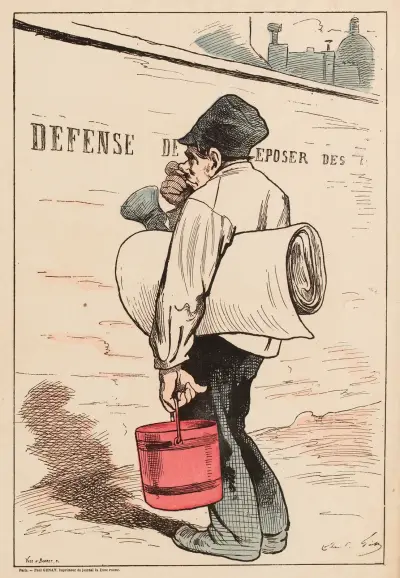 Au pied du mur av André Gill