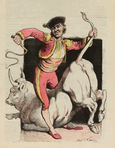 El Torreador, par Gill av André Gill
