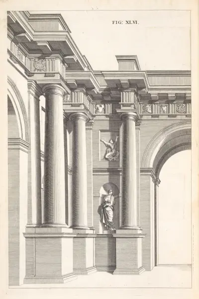 The other half of the same design., Andrea Pozzo