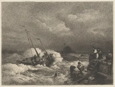 Seaside Landscape, Andreas Achenbach