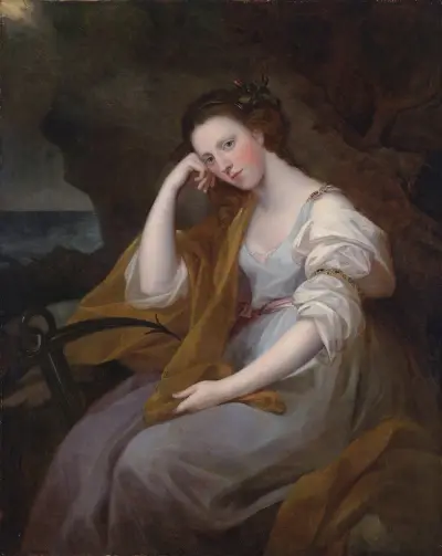 Porträt der Lady Louisa Leveson Gower als Spes (Göttin der Hoffnung) von Angelica Kauffmann