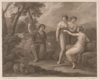 Selim aus 'The Shepherd's Moral' von Angelica Kauffmann