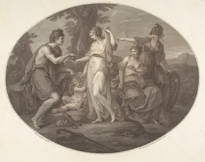 Das Urteil des Paris von Angelica Kauffmann