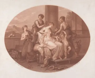 Venus, von den Grazien bekleidet von Angelica Kauffmann