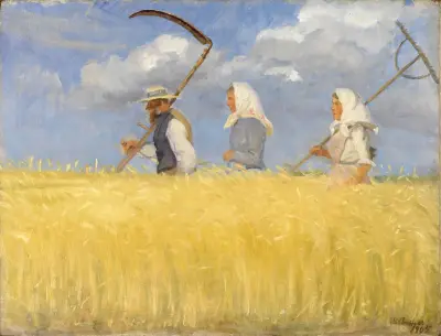 Harvesters av Anna Ancher