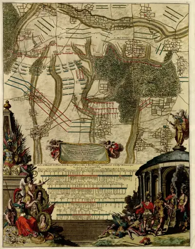 Plan de l’importante et glorieuse bataille de Blangies av Anna Beek