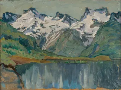 En fjällsjö. Studie från Nordnorge av Anna Boberg