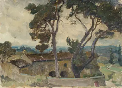 Studie från Spoleto, Italien av Anna Boberg