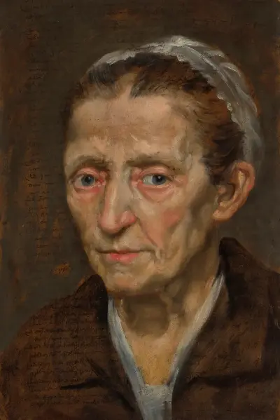 Head of a Woman av Annibale Carracci