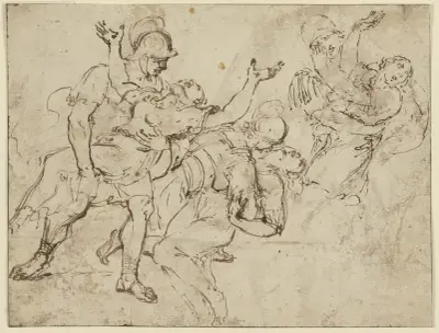 Rape of the Sabine Women av Annibale Carracci