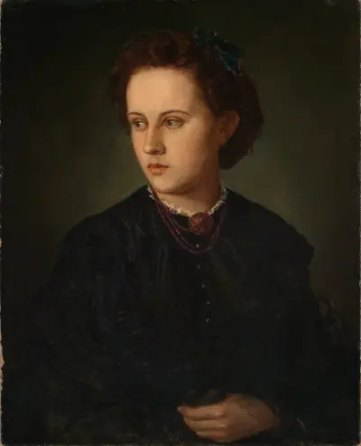 Portret dziewczyny, Anselm Feuerbach