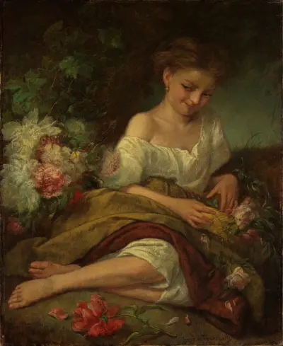 Dziewczyna z kwiatami, Anselm Feuerbach