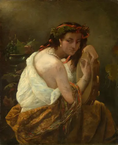 Cyganka z tamburynem, Anselm Feuerbach