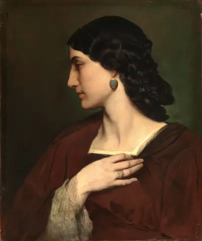 Portret Nanny Risi, Anselm Feuerbach