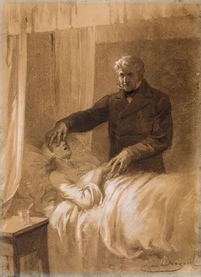 Il lui ferma les yeux, Émile-Antoine Bayard