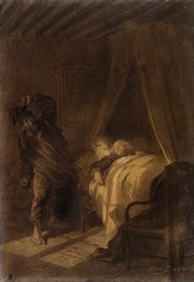 La chute, Émile-Antoine Bayard