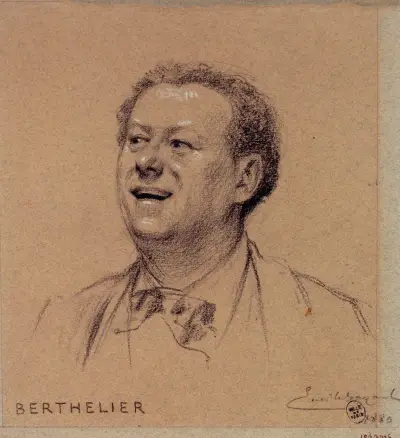 Portrait de Berthelier, acteur du Palais Royal., Émile-Antoine Bayard