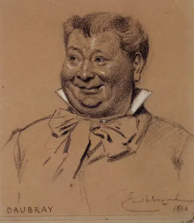 Portrait de Daubray, acteur du Palais Royal., 1880 – Nr. 2, Émile-Antoine Bayard
