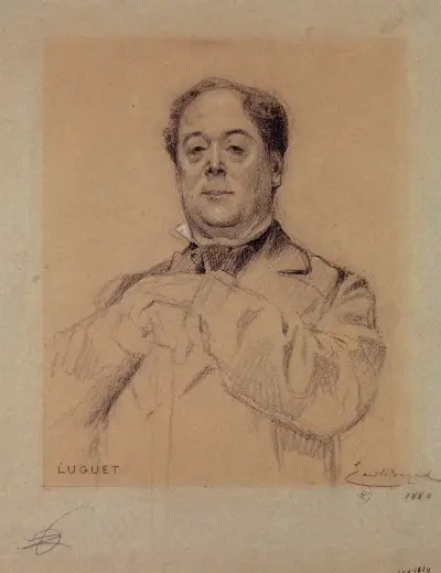 Portrait de Luguet, acteur du Palais Royal., Émile-Antoine Bayard