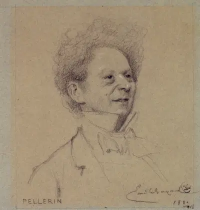 Portrait de Pellerin, acteur du Palais Royal., Émile-Antoine Bayard