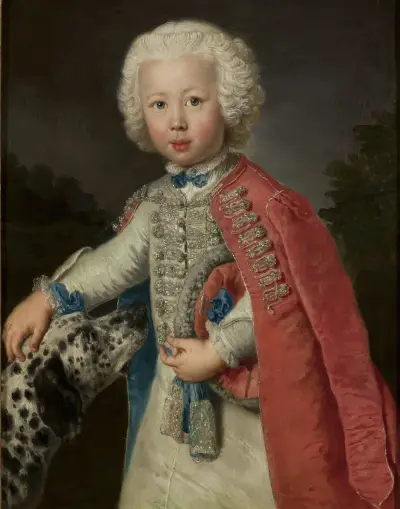 Porträt eines Jungen von Antoine Pesne