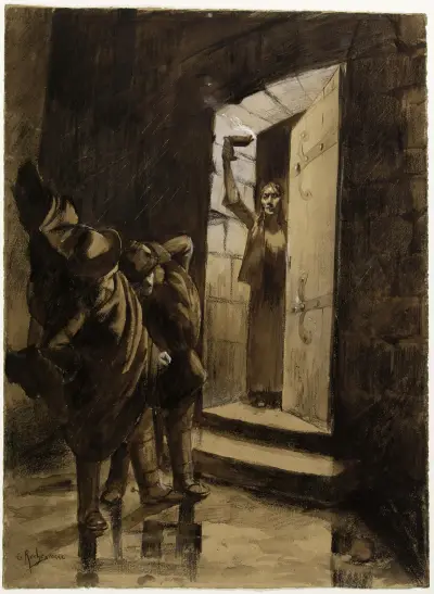 La femme du bourreau av Georges Antoine Rochegrosse