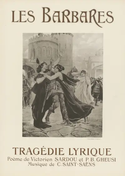 Les Barbares av Georges Antoine Rochegrosse