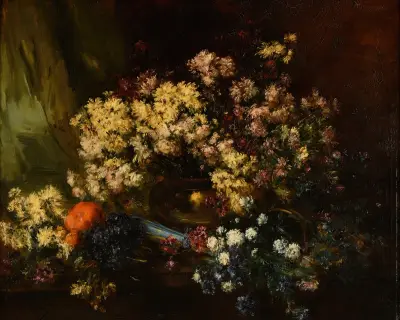 Chrysanthemen von Antoine Vollon