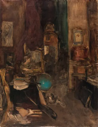 Atelierecke, Boulevard de Clichy von Antoine Vollon