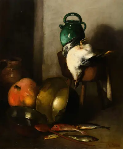 Stillleben von Antoine Vollon