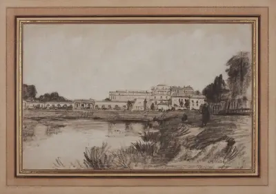 Ansicht von Versailles von Antoine Vollon