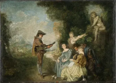 Die Liebeslehre von Jean-Antoine Watteau