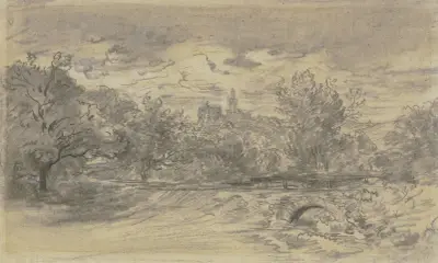 Kronberg im Taunus von der Oberhöchstädter Chaussee av Anton Burger