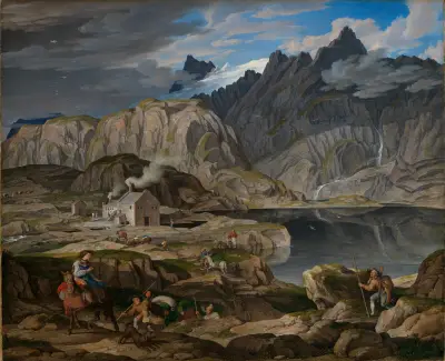 Das Hospiz auf dem Grimselpass, Joseph Anton Koch