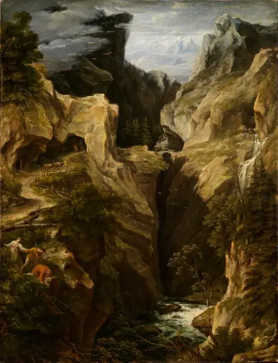 Die Via Mala in Graubünden, Joseph Anton Koch